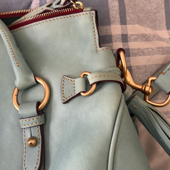 Dooney Bourke robin eggs blue tote - Picture 5 of 11
